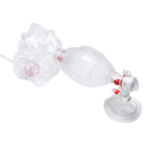 PALLONE PER RIANIMAZIONE MONOUSO CON MASCH E RESERVOIR PED