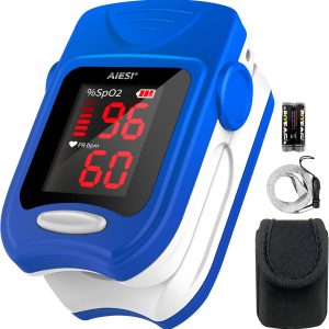 SATURIMETRO DA DITO CON DISPLAY A LED ADULTO E PEDIATRICO